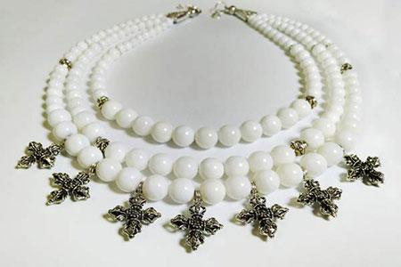 Ручна роботи,білий перламутр